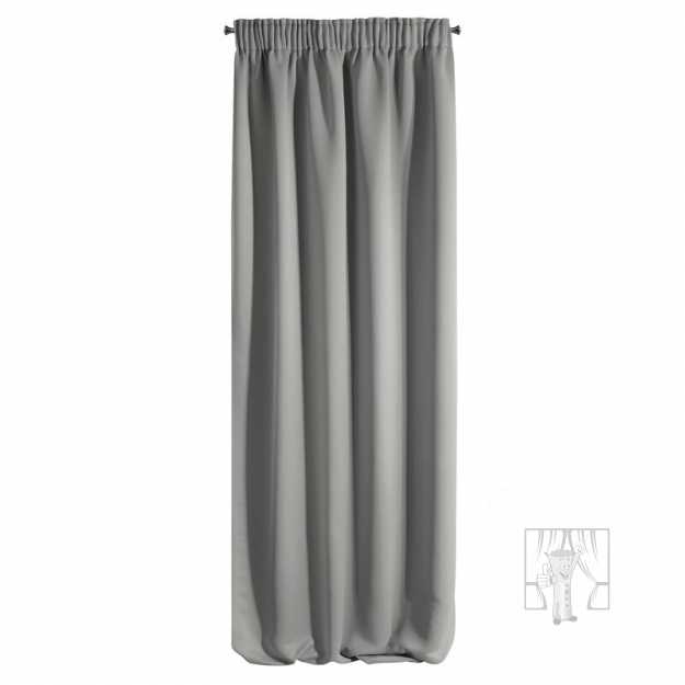 Záves LOGAN na páske 135x270cm sivý