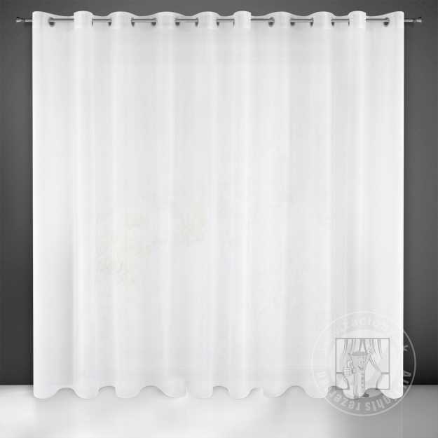 Záclona SYLVIA na krúžkoch biela 350x250cm