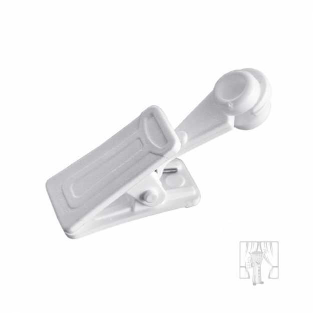 Plastový štipec na plastovú koľajnicu