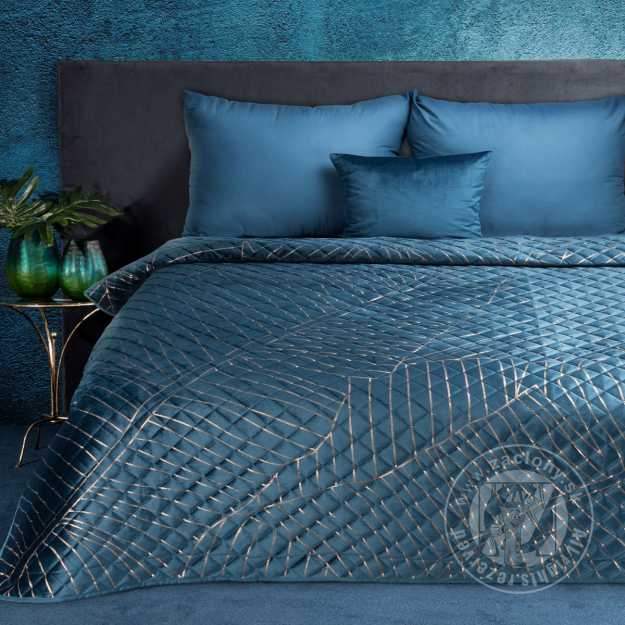 Prehoz na posteľ MUSA2 170x210cm námornícky modrý