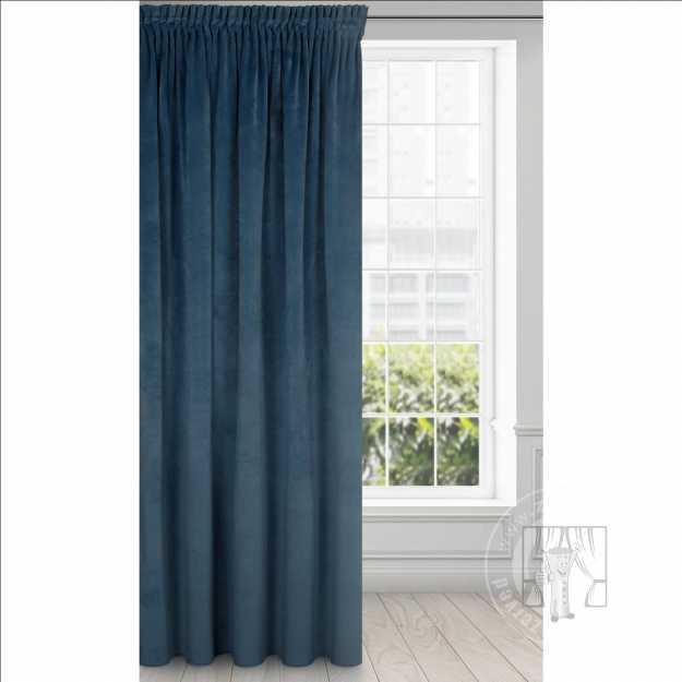 Záves RIA na páske granátový 140x270cm