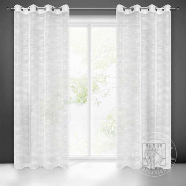Záclona ASTERA na krúžkoch biela 140x250 cm