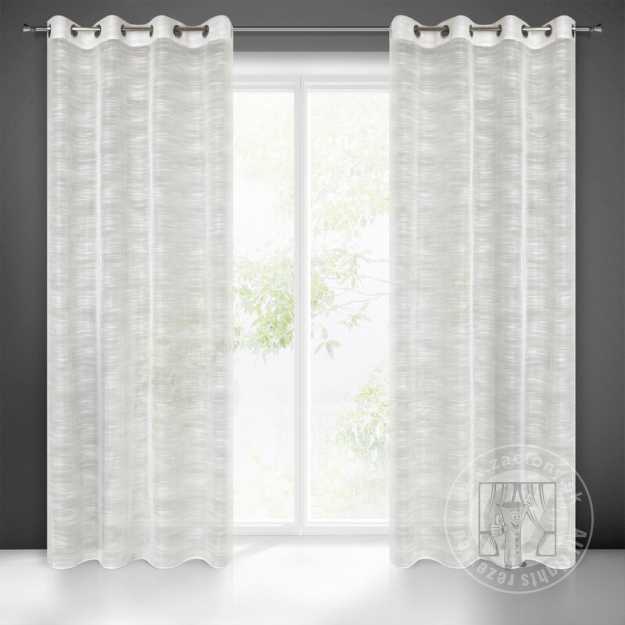 Záclona ASTERA na krúžkoch béžová 140x250 cm