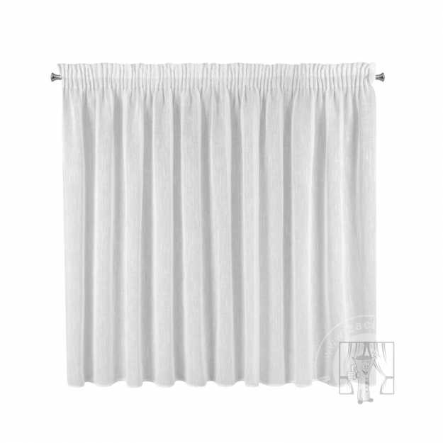 Záclona CARLA na páske biela 300x145cm