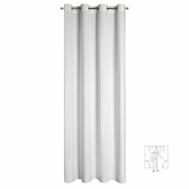 Záves PIERRE na krúžkoch biely 140x250cm