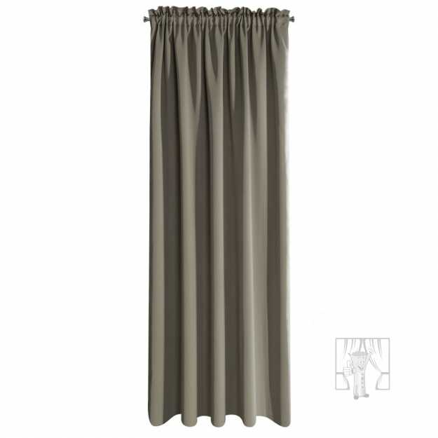 Záves LOGAN na páske 135x270cm cappuccino