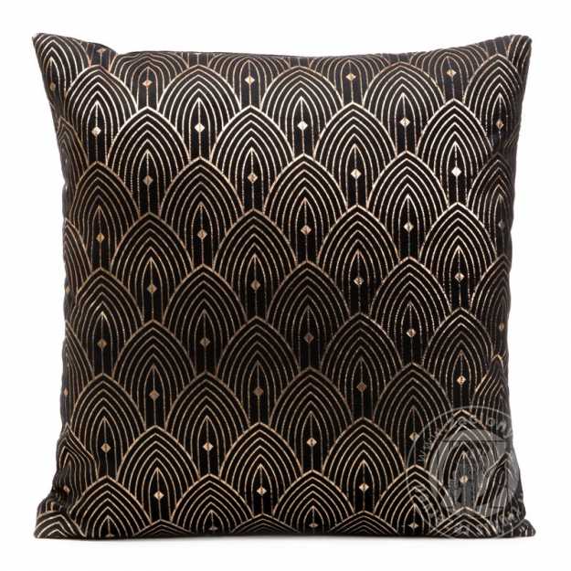 Obliečka na vankúš AGNES 40x40cm čierna