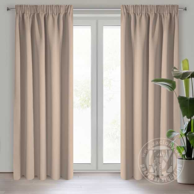 Záves LOGAN na páske 135x270cm béžový