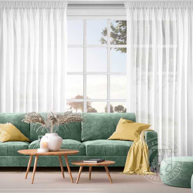 Záclona LUCY na páske biela 200x270cm