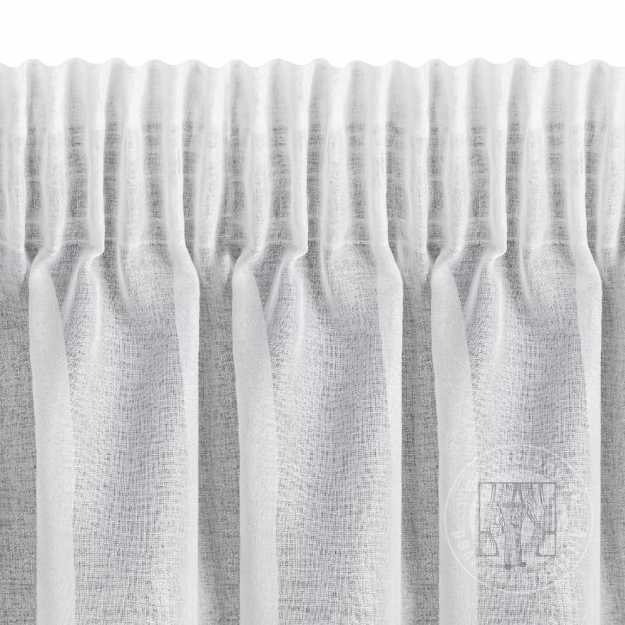 Záclona LENA na páske biela/strieborná 350x270cm