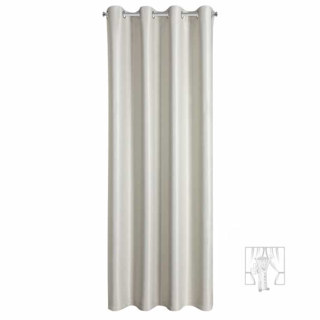 Záves SELINA na krúžkoch naturálny 140x250cm