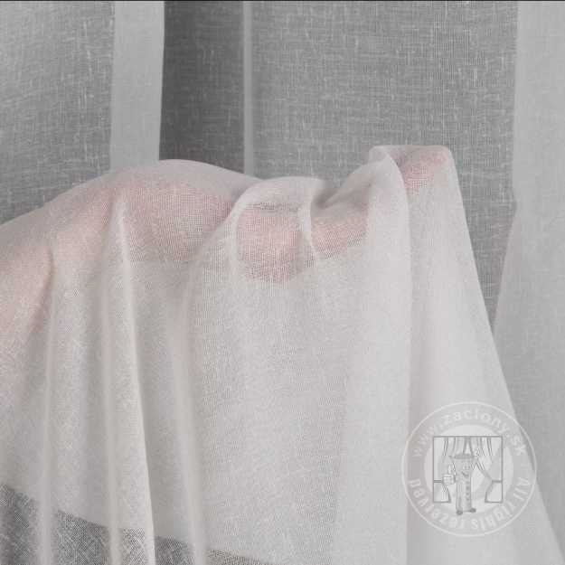 Záclona metráž 5500/ETA biela E