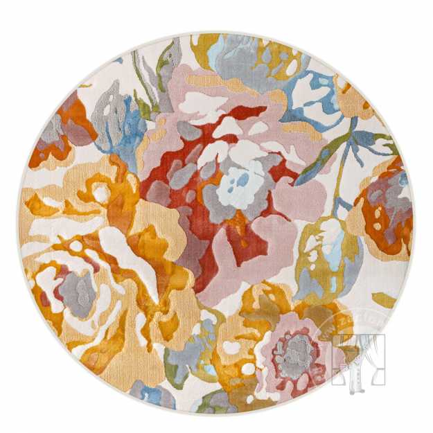 Kusový koberec BLOOM 466 118/AK990 - kruh