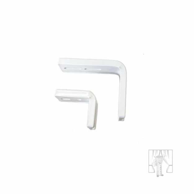 Nástenný držiak L - biely