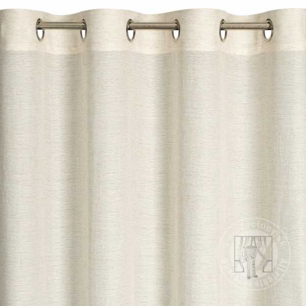 Záves ETNA na krúžkoch naturálny 140x250cm
