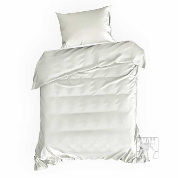 Posteľná bielizeň z bavlneného saténu NOVA3 140x200cm + 70x90cm, krémová