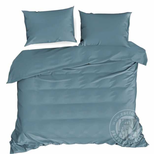 Posteľná bielizeň z bavlneného saténu NOVA3 140x200cm + 70x90cm, petrolejová