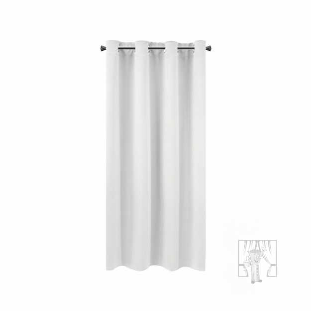 Záves LOGAN na krúžkoch 140x175cm biely