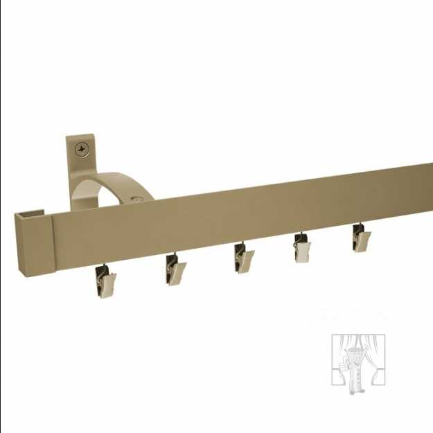 Hliníková garniža LUXOR Patyna so štipcami