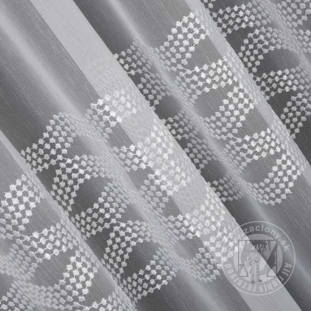 Záclona metráž 97738/PERU biela