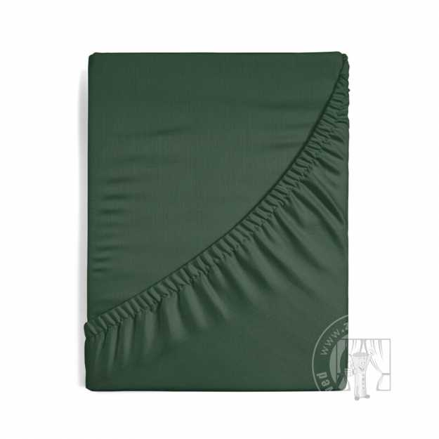 Plachta z bavlneného saténu NOVA3 180x200 cm tmavozelená