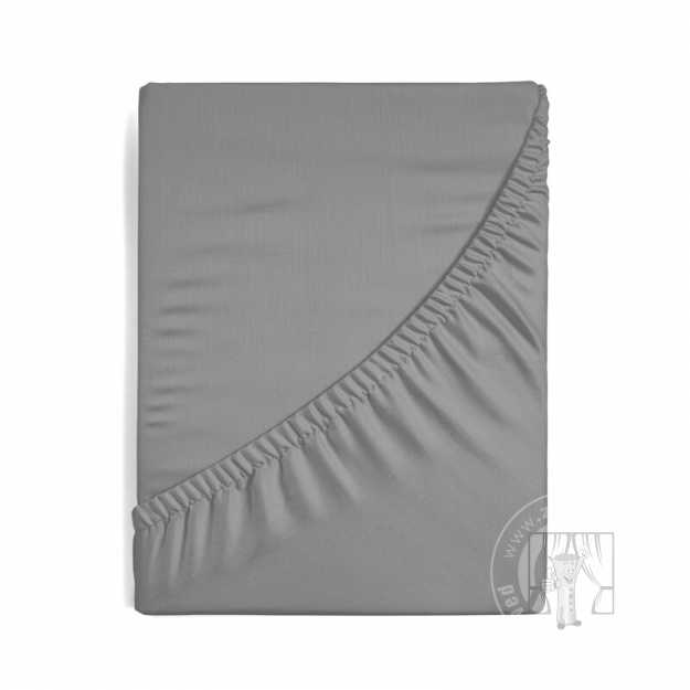 Plachta z bavlneného saténu NOVA3 180x200 cm oceľová