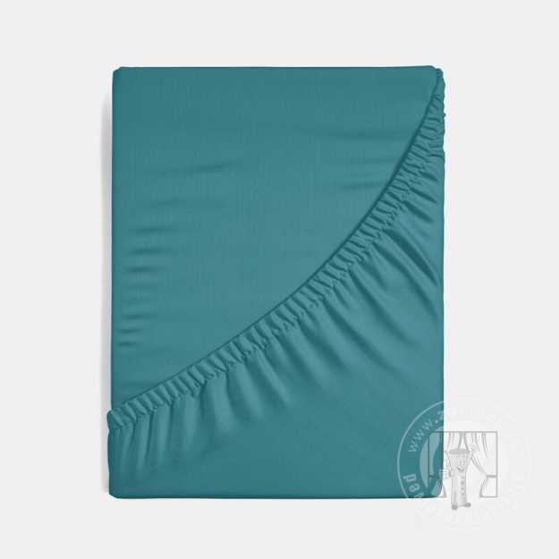 Plachta z bavlneného saténu NOVA3 180x200 cm tyrkysová