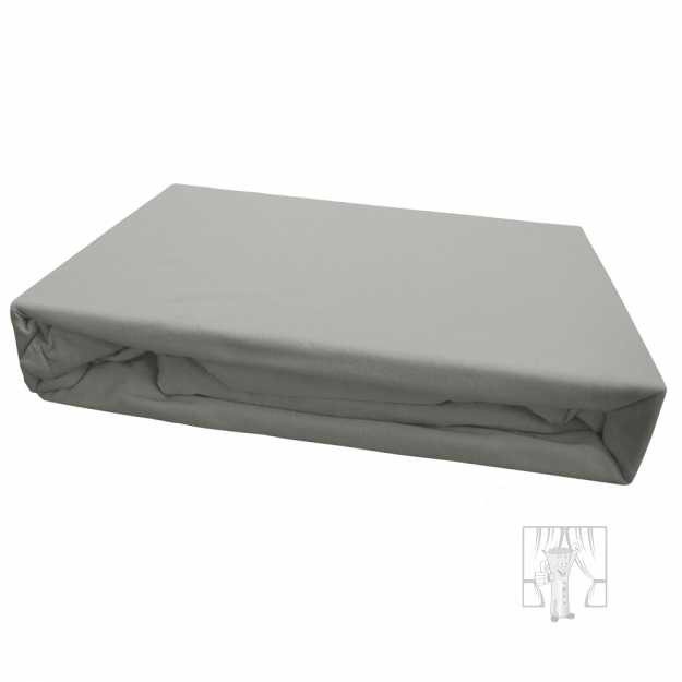 Napínacia plachta JERSEY 140x200 cm sivá 31