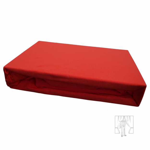 Napínacia plachta JERSEY 200x220 cm červená 26