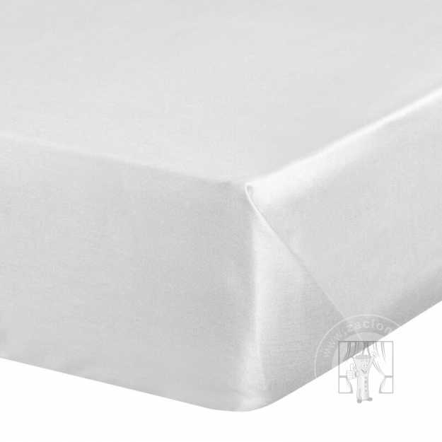 Klasická plachta z bavlneného saténu NOVA 220x210 cm biela