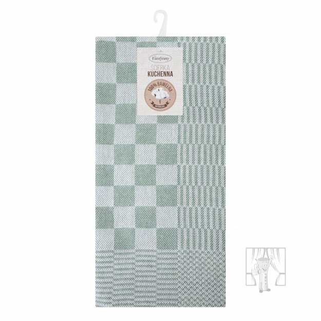 Sada bavlnených kuchynských utierok MAURO 50x70 cm zelené 2ks