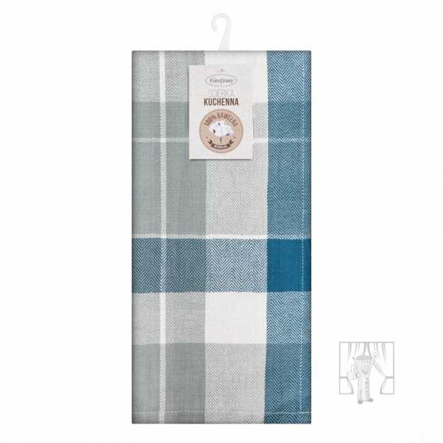 Sada bavlnených kuchynských utierok  MONA 50x70 cm tyrkysové 2ks