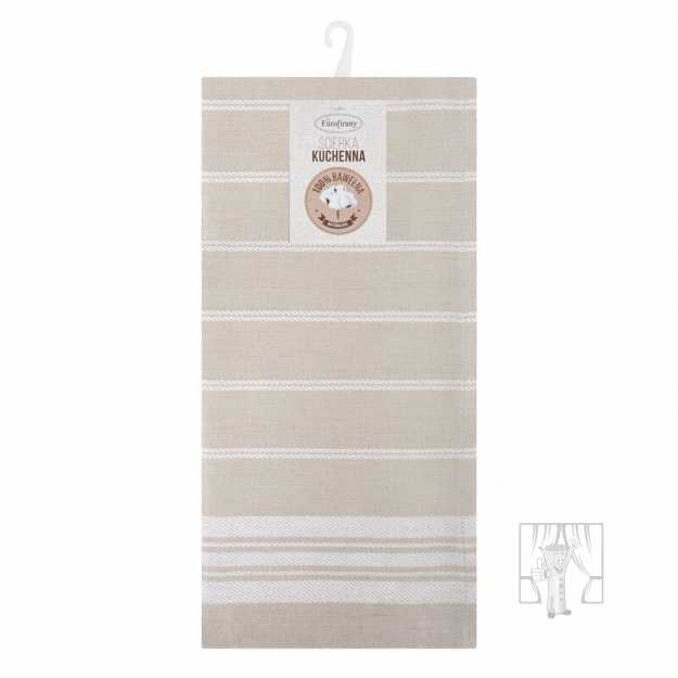 Sada bavlnených kuchynských utierok RUBI 50x70 cm béžové 2ks