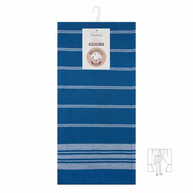 Sada bavlnených kuchynských utierok RUBI 50x70 cm modré 2ks
