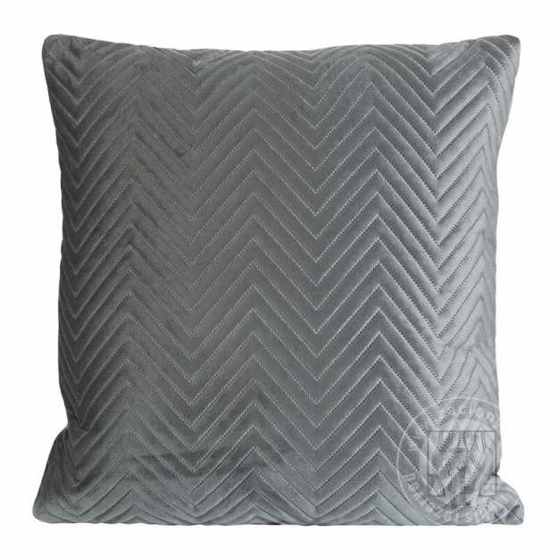 Zamatová obliečka na vankúš SOFIA 45x45 cm grafitová