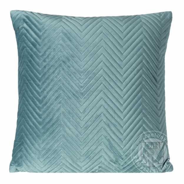 Zamatová obliečka na vankúš SOFIA 45x45 cm mätová