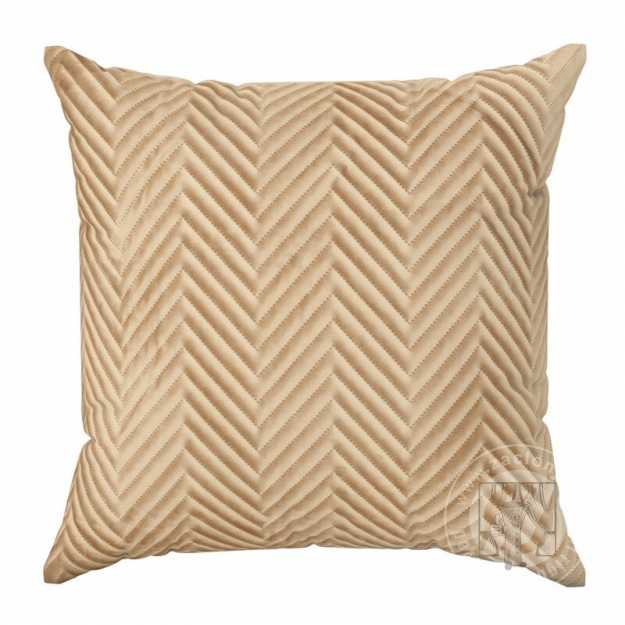 Zamatová obliečka na vankúš SOFIA 45x45 cm medová