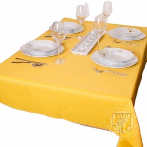 Teflonový obrus vodoodpudivý 140x220 cm žltý