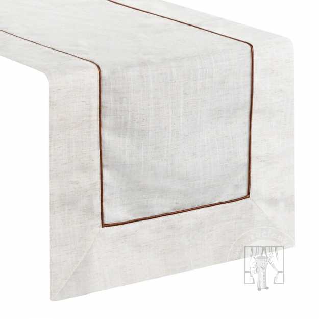 Obrus NATURA s prímesou ľanu 40x140cm