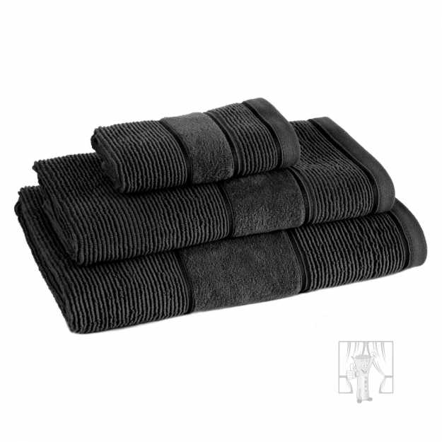 Osuška EMMA 70x140 cm čierna 13