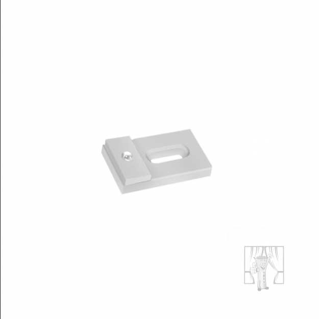 Stropný držiak LUXOR Biely - Jednoduchý