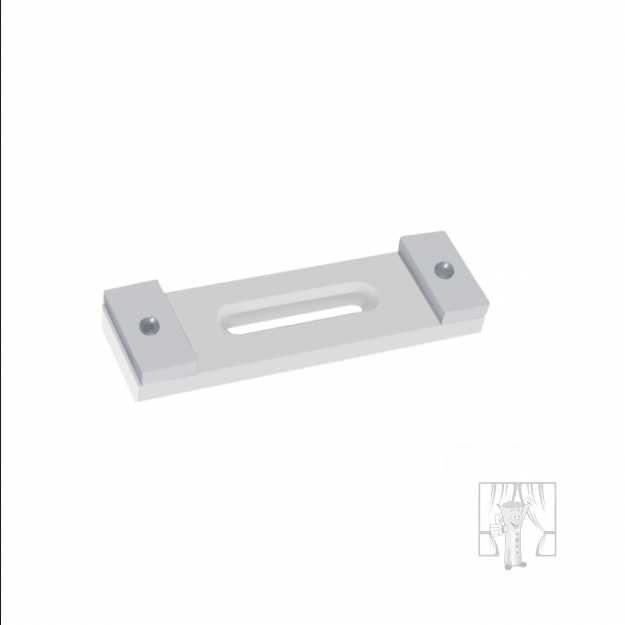 Stropný držiak LUXOR Biely - Dvojitý