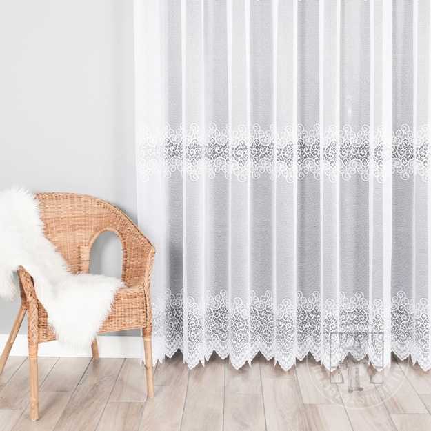 Žakarová záclona metráž VIOLETTA 001539/001 250cm