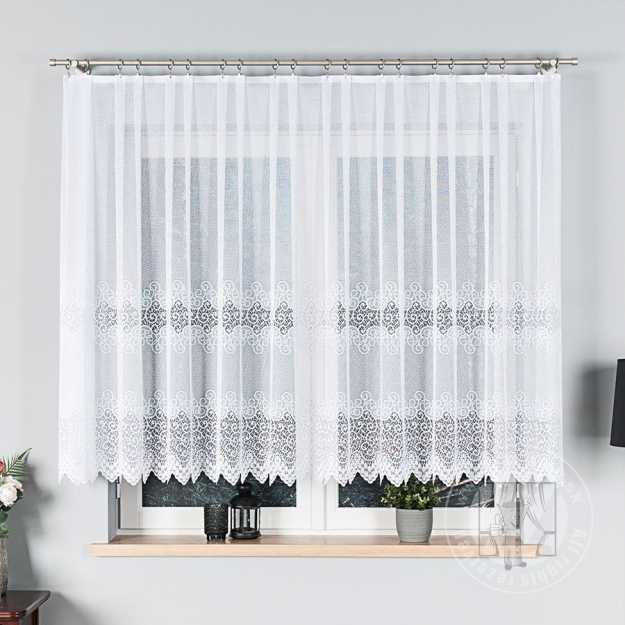 Žakarová záclona metráž VIOLETTA 001539/001 140cm