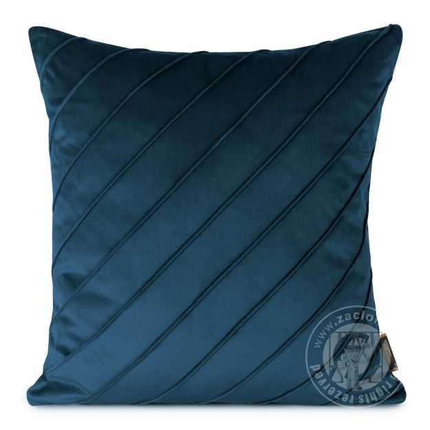 Zamatová obliečka na vankúš NALA3 45x45 cm granátová