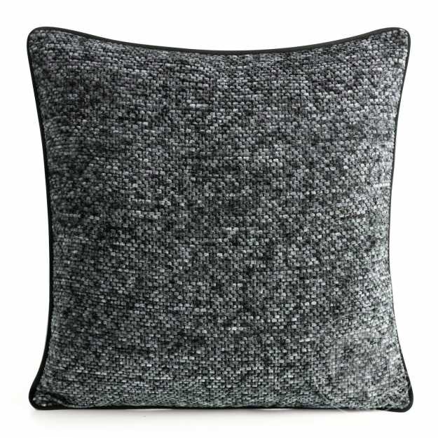 Obliečka na vankúš BARI 45x45 cm oceľová