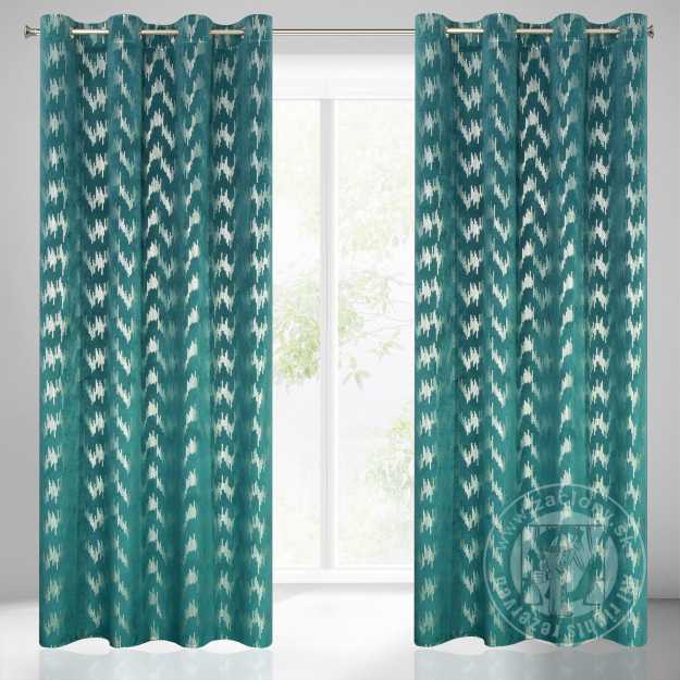 Záves CHILL na krúžkoch 140x250 cm tyrkysový