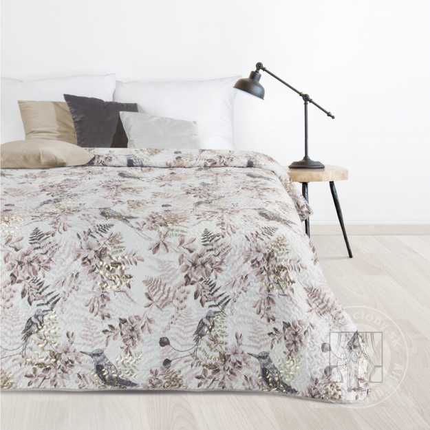  Zamatový prehoz na posteľ POLY 200x220 cm