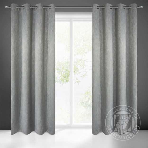 Záves ROSSIE na krúžkoch 140x250 cm oceľový