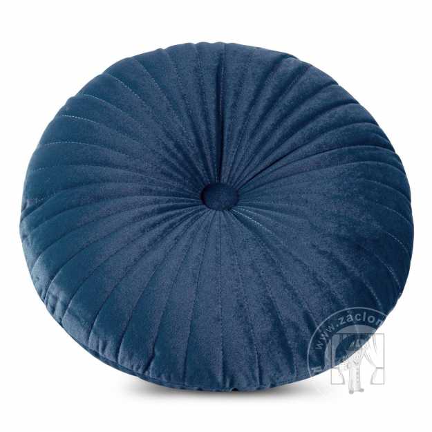 Okrúhly vankúš VELVET ∅ 40 cm granátový